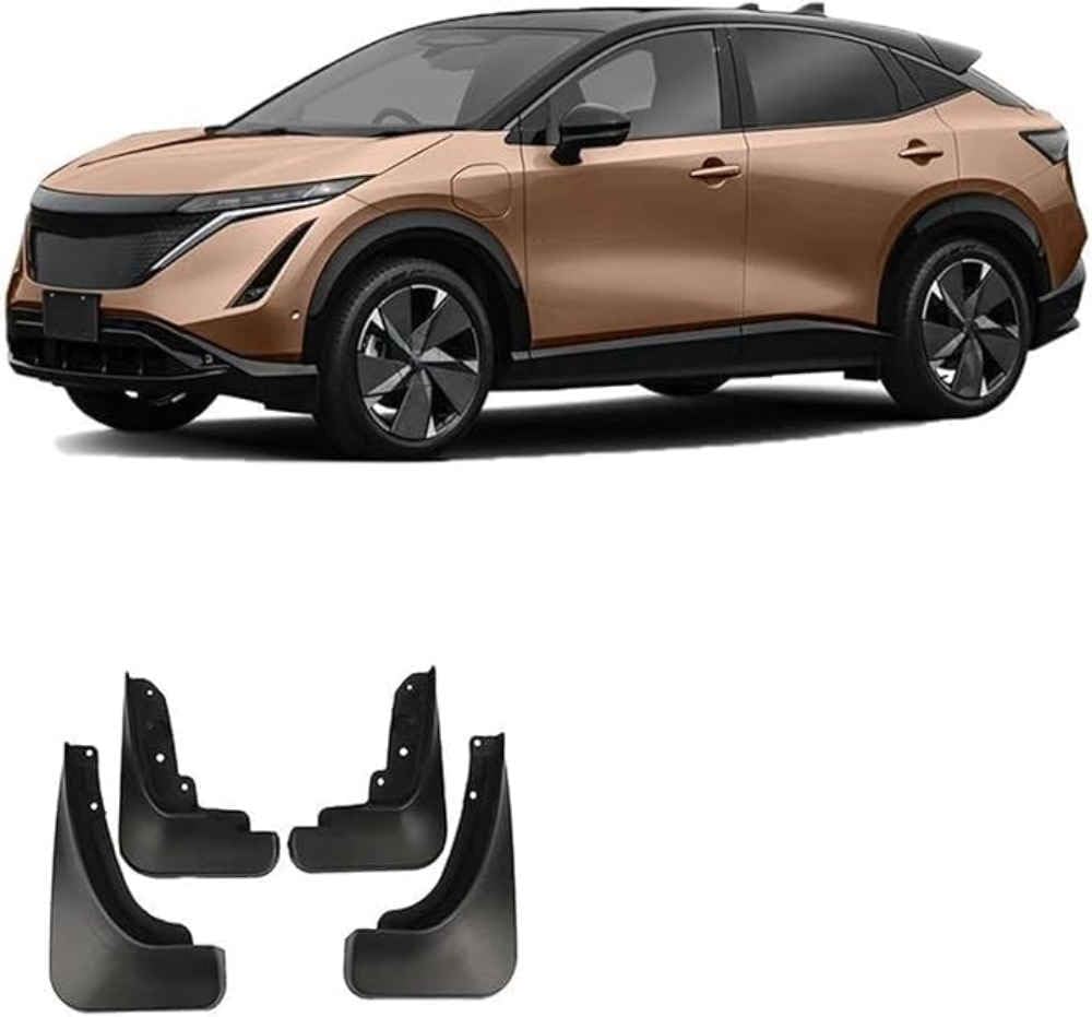 Guardabarros para Nissan Ariya que evitan que el barro y las piedras dañen la pintura del coche