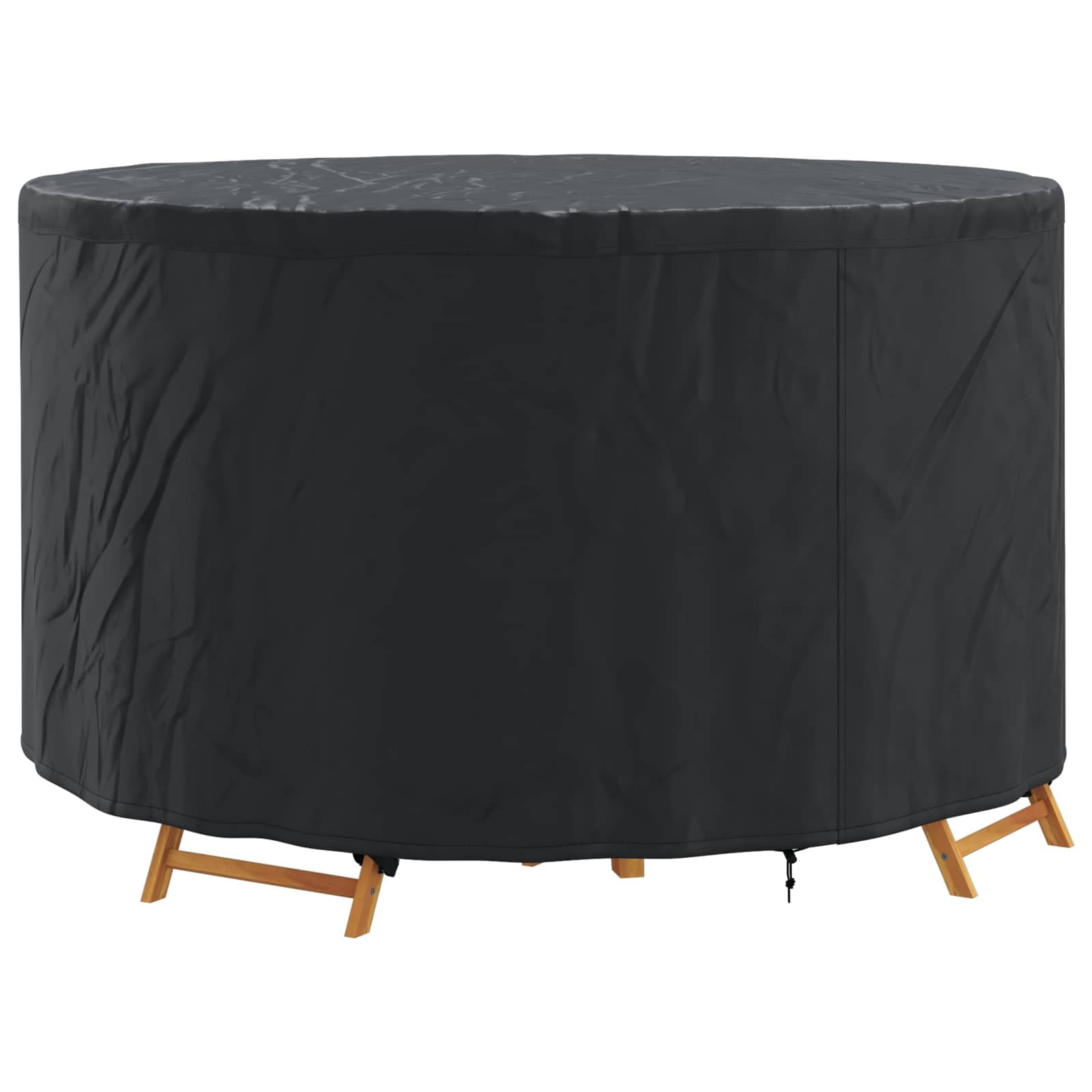 vidaXL Furniture Cover 157 x 157 x 85 cm 210D Oxford Fbric Round Black — image 1