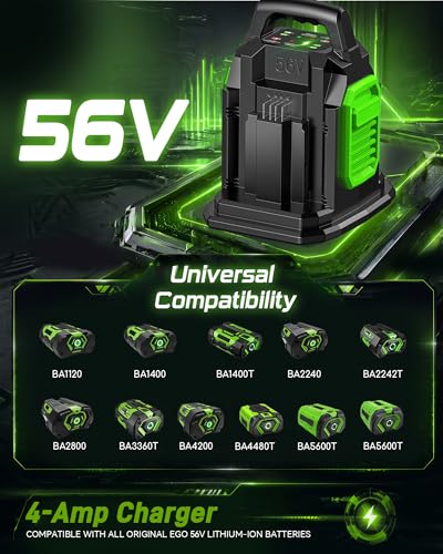 Image of Dual Replacement Battery Charger for EGO 56V Battery