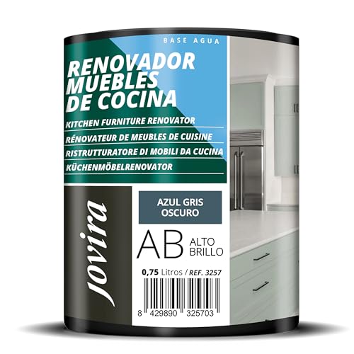 JOVIRA PINTURAS renovadora para Muebles de Cocina acabado Alto Brillo al agua. Especial para renovar