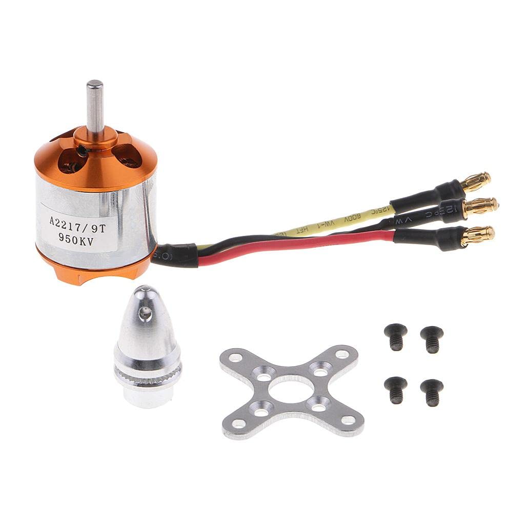 A2217-950KV Brushless Motor for RC Boat Parts/Fixed Wing 10/11inch Propellers-image-34