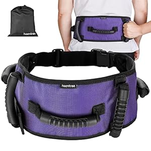 VERY100 Gait Belt Transfer Belt with Padding Handles,Transfer Belts for Lifting Seniors with One-Click Buckle,Medical Nursing Gait Belt for Patient Assist-Elderly, Handicap, Physical Therapy