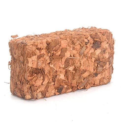 Preisvergleich Produktbild Kokosfaserziegel, Kokosblumenerde, Blumenerde aus Kokosfaser für Terrarien, Bodengrund für Tropenterrarien