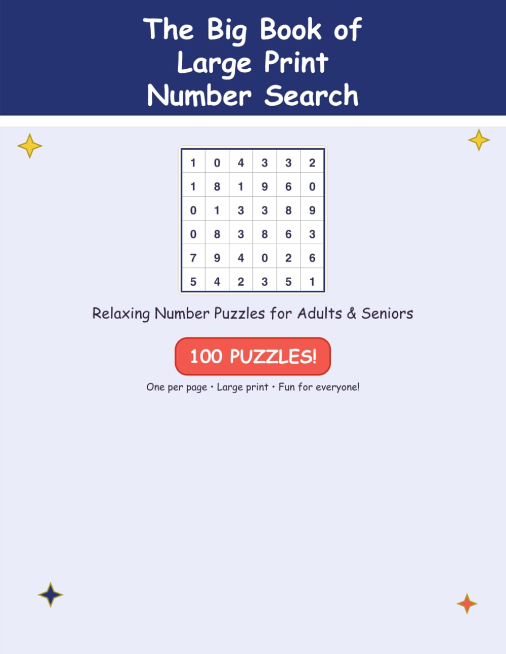 The Big Book of Number Searches: 100 Brain-Boosting Puzzle Challenges