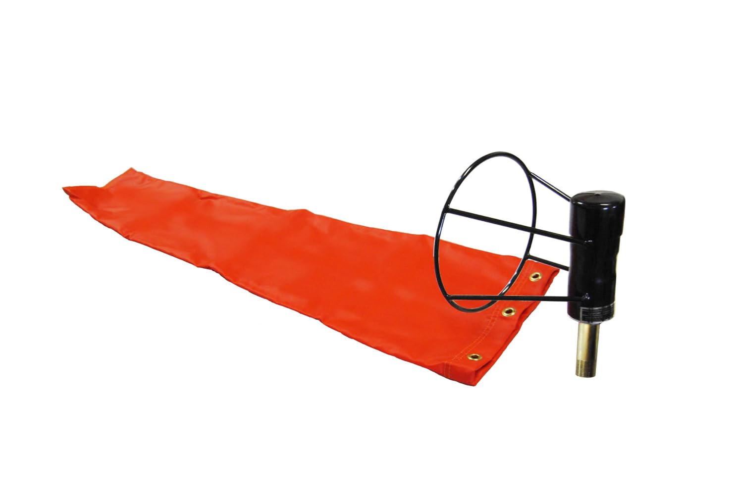 Airport Windsock Corporation 8" X 36" Orange Windsock and 8" Ball Bearing Frame USA Made