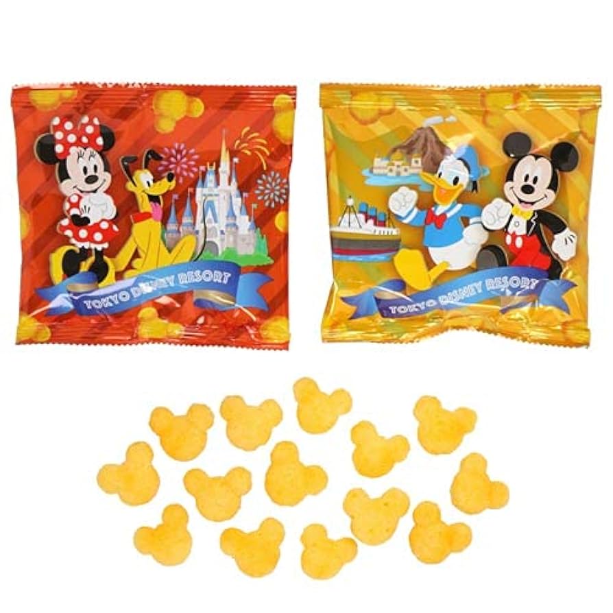 Disney - ディズニーお菓子&スーベニアセット/値下不可 Amazon.co.jp: gaia80 ミッキー＆フレンズ コーンスナック
