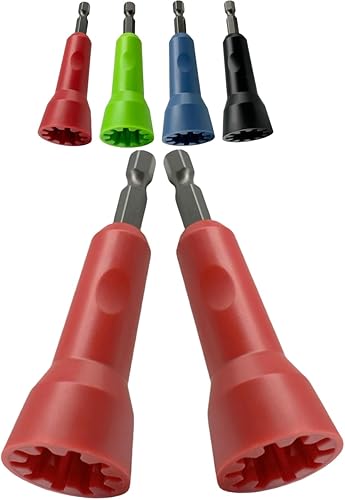 Miniatura 1 de Tornillo de tuerca de alambre para taladro, herramienta de tuerca de alambre, 2 piezas - Tornador de tuerca de alambre para impacto, herramienta