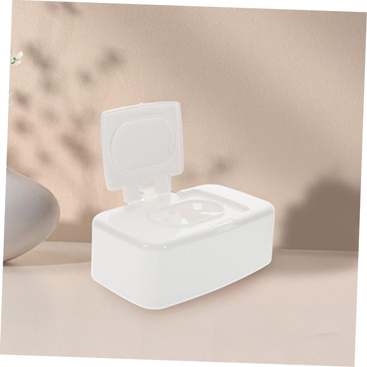 Alipis 15pièces Boîte à Lingettes Réutilisable Distributeur De Lingettes Pratique Avec Couvercle Pour Maison Et Bureau Pour Maquillage Et Nettoyage