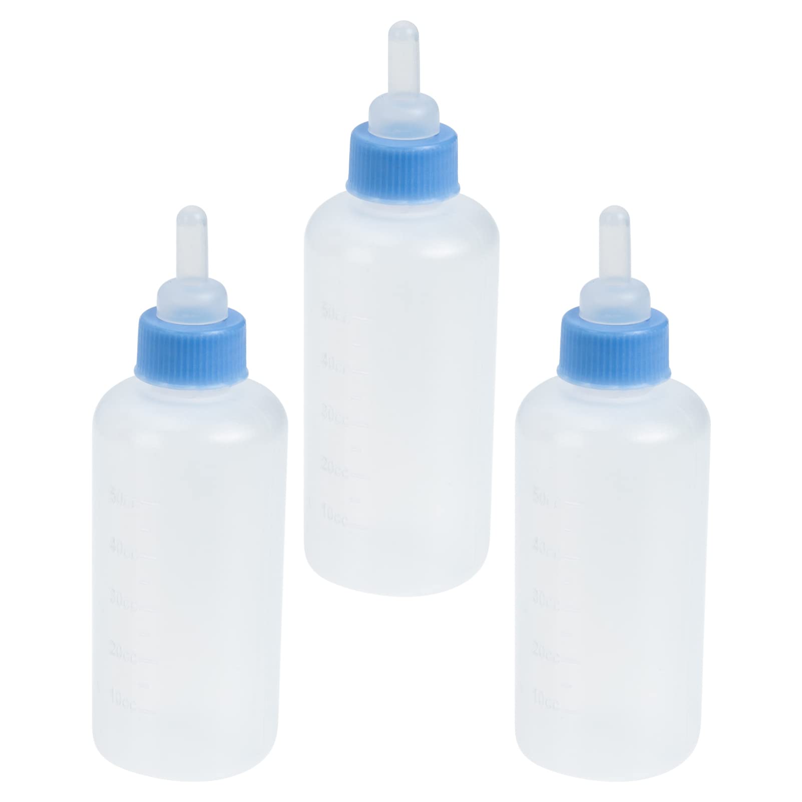 ifundom 3Pcs Cat Feeding Bottles for Kittens and Puppies Food Grade Safe Milk Bottles for Newborn Pets Lightweight Portable Design for Easy Nursing and Feeding