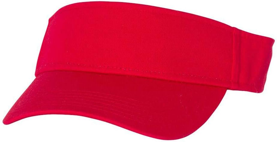 Champion Washed Cotton Visor One Size Red Scarlet