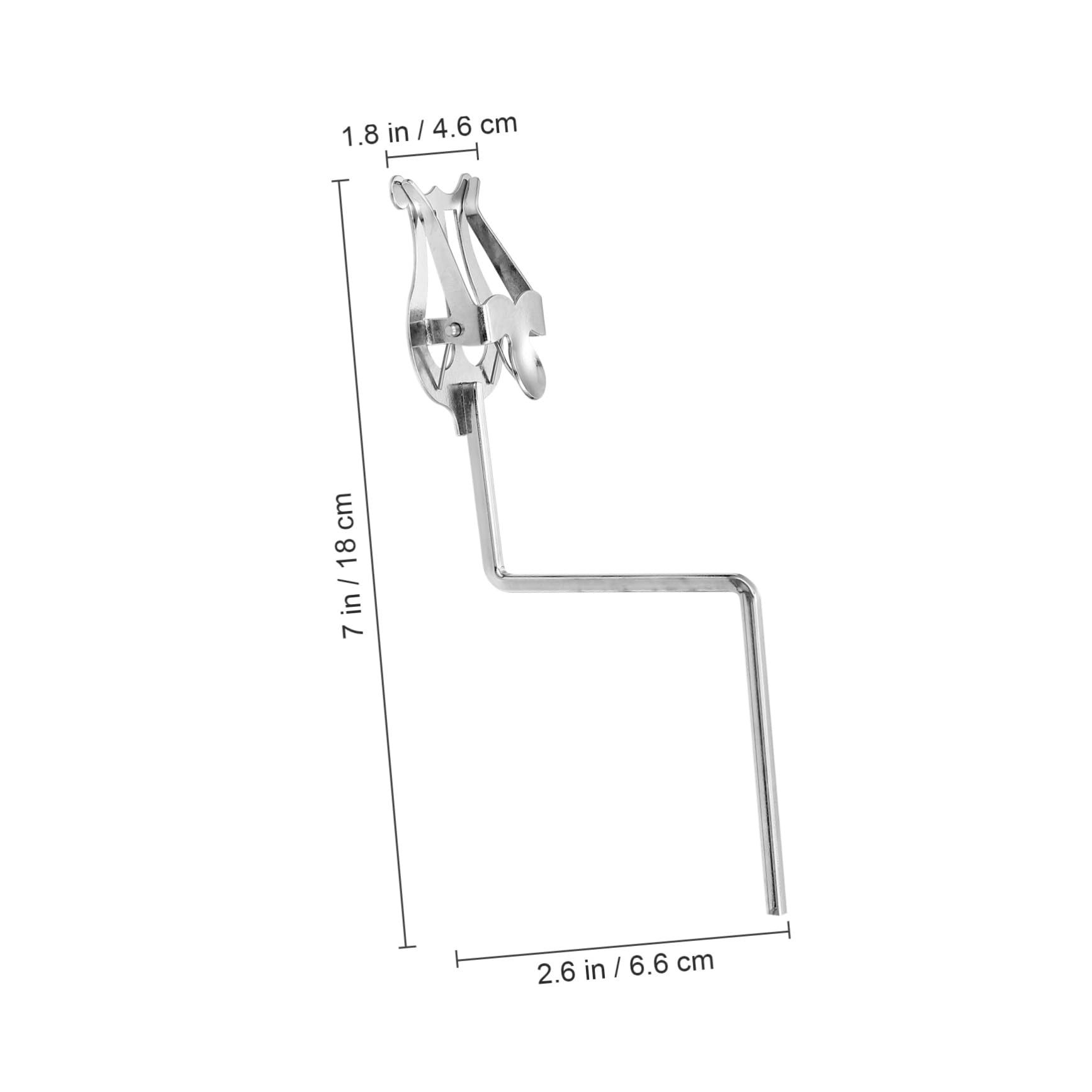 CIMAXIC Sax Music Stand Saxophone Tripod Holder Sheet Music Clip Marching Score Holder