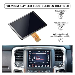 Replacement 8.4" Uconnect 4C UAQ LCD Monitor Touch-Screen, Radio Navigation New OEM Replacement Fit for Jeep Dodge RAM Chrysler 2017-2021 Replace#LA084X01(SL)(02)