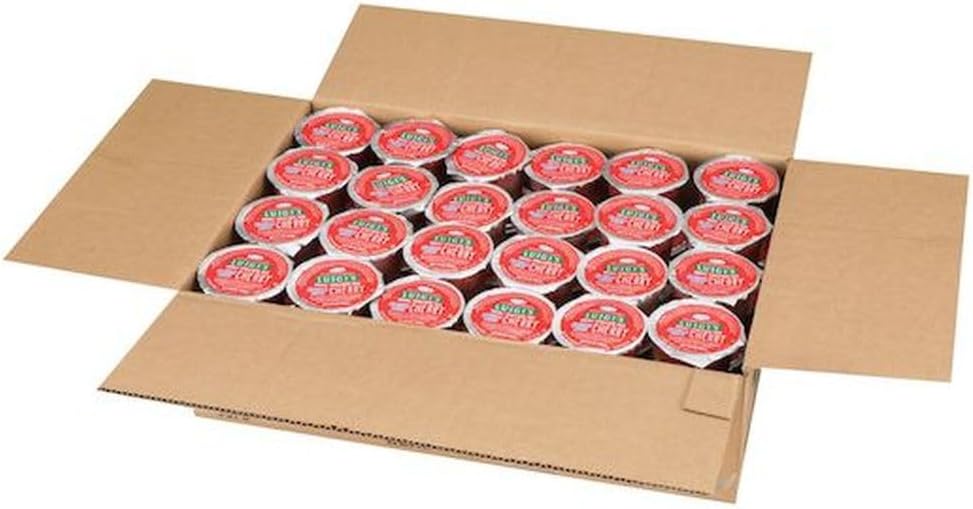 Luigi Cherry Italian Ice Cup, 4 Ounce -- 48 per case.