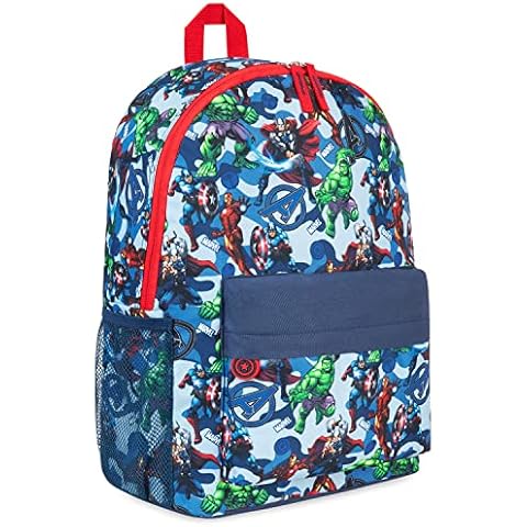 Marvel Kids Backpack with Zipped Pocket Cover