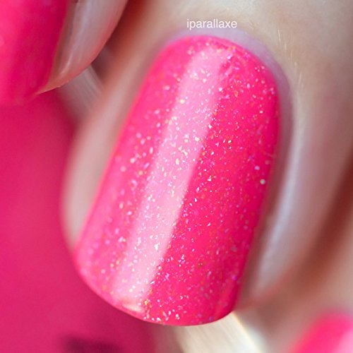 Image of ILNP Summer Crush - Vibrant Pink Neon Holographic Nail Polish