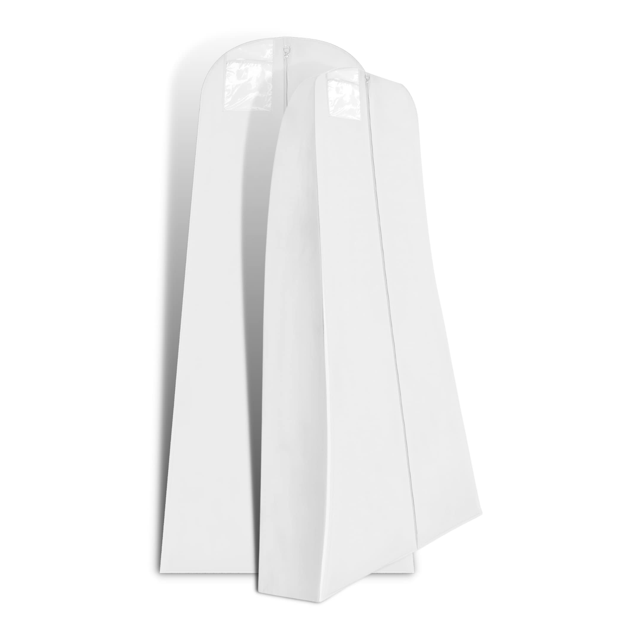 Hoesh International White Hoesh Uk – 10” Full Gusset Breathable Bridal Wedding Gown Dress Cover - Storage Bags For Clothes, Wedding Dress Cover, Clothes Bag, Dress Covers Garment Bags Full Length