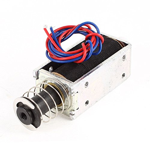 Uxcell a14052300ux1099 DC 24V 0.3A 20 mm 3.5 lb. Push Pull Type Tubular Solenoid, Electromagnet