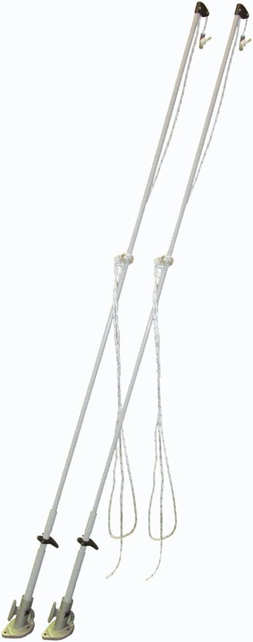 Dock Edge + Premium Mooring Whip Watercraft Docking System (Set of 2), 8' for Craft up to 18' or 2500 lbs