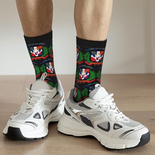 Coat of arms of the Dominican Republic Socks For Men Women Gift Sport Crew Socks Funny Wicking Socks 6