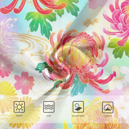 Joisal Toddler Underwear Floral 2t Cotton Cute Panties Girl Fun Print Briefs Undies Kids Colorful Bloom Petals Pastel3