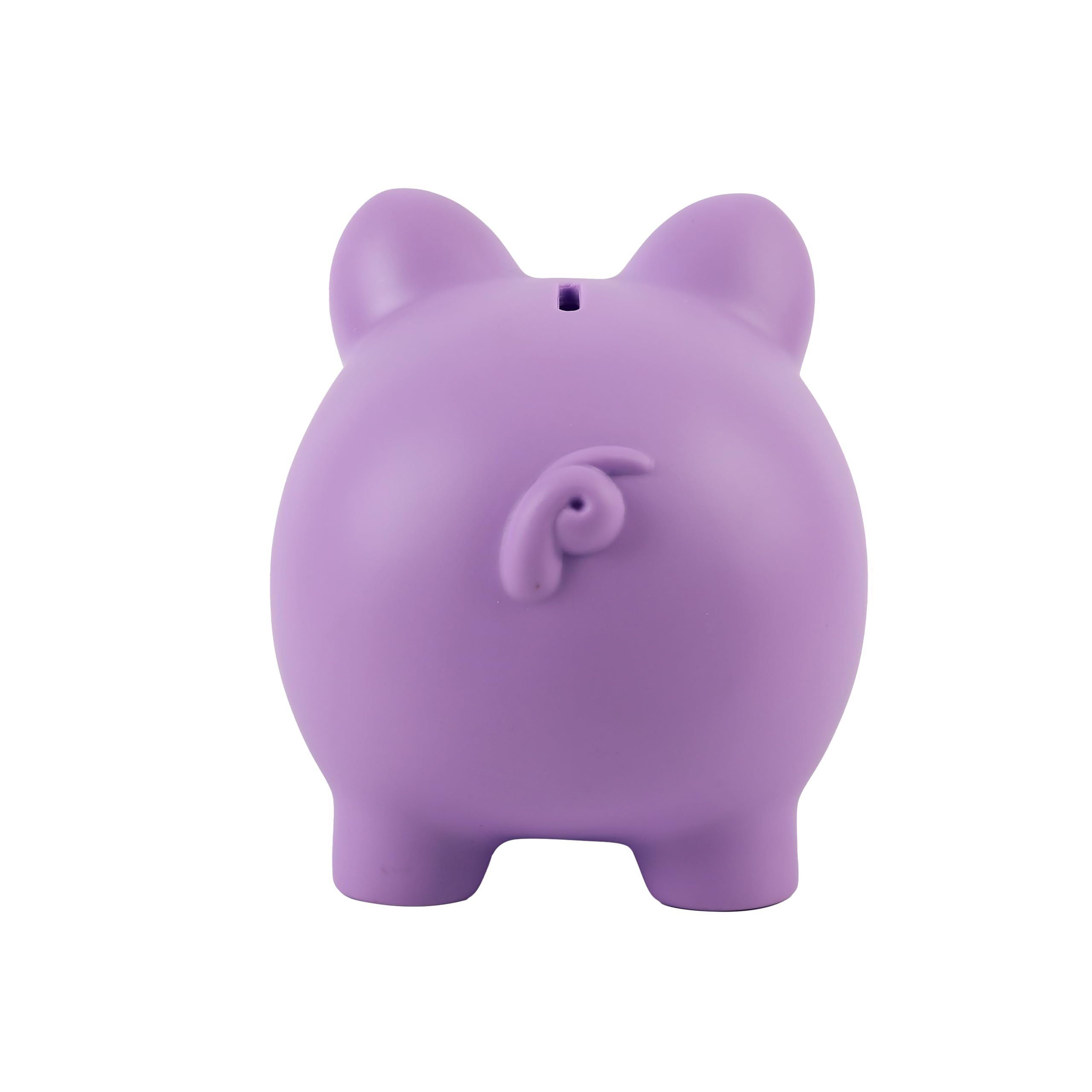 I-TOTAL® - Funny Decorative Money Box/Money Bank in Durable Plastic (PURPLE PIGGY) - Image 3