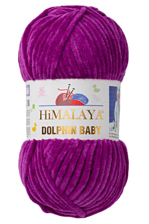 1 Pack/Skein Himalaya Dolphin Baby, Each Skein 100 Gr/3,5 oz, 120 mt/ 132 yd, Super Bulky Yarn, Blanket Yarn, Velvet Yarn, Knitting Yarn, Amigurumi Yarn, Baby Yarn 80358