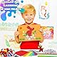 DOITEM Pfeifenreiniger Craft Supplies, 800+ Pcs Bastelset Kinder Inklusive Pfeifenreiniger Wiggle Googly Eyes Pom Poms SticksBastelbedarf für Kinder Scrapbooking