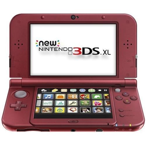 Nintendo New 3DS Xl - Red [Discontinued] (Renewed)