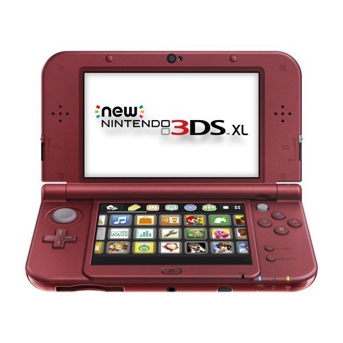 Nintendo New 3DS Xl - Red [Discontinued] (Renewed) [video game]