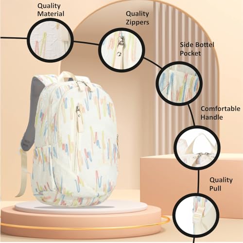 Image of Tinytot 30 Litre Japanese Korean Style School Bag Water-Resistant Laptop & Travel Backpack - Unisex Large 18 Inches Multipurpose Student Backpack for Boys & Girls, Men & Women