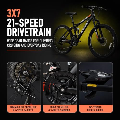 CYBIC Full Suspension Mountain Bike