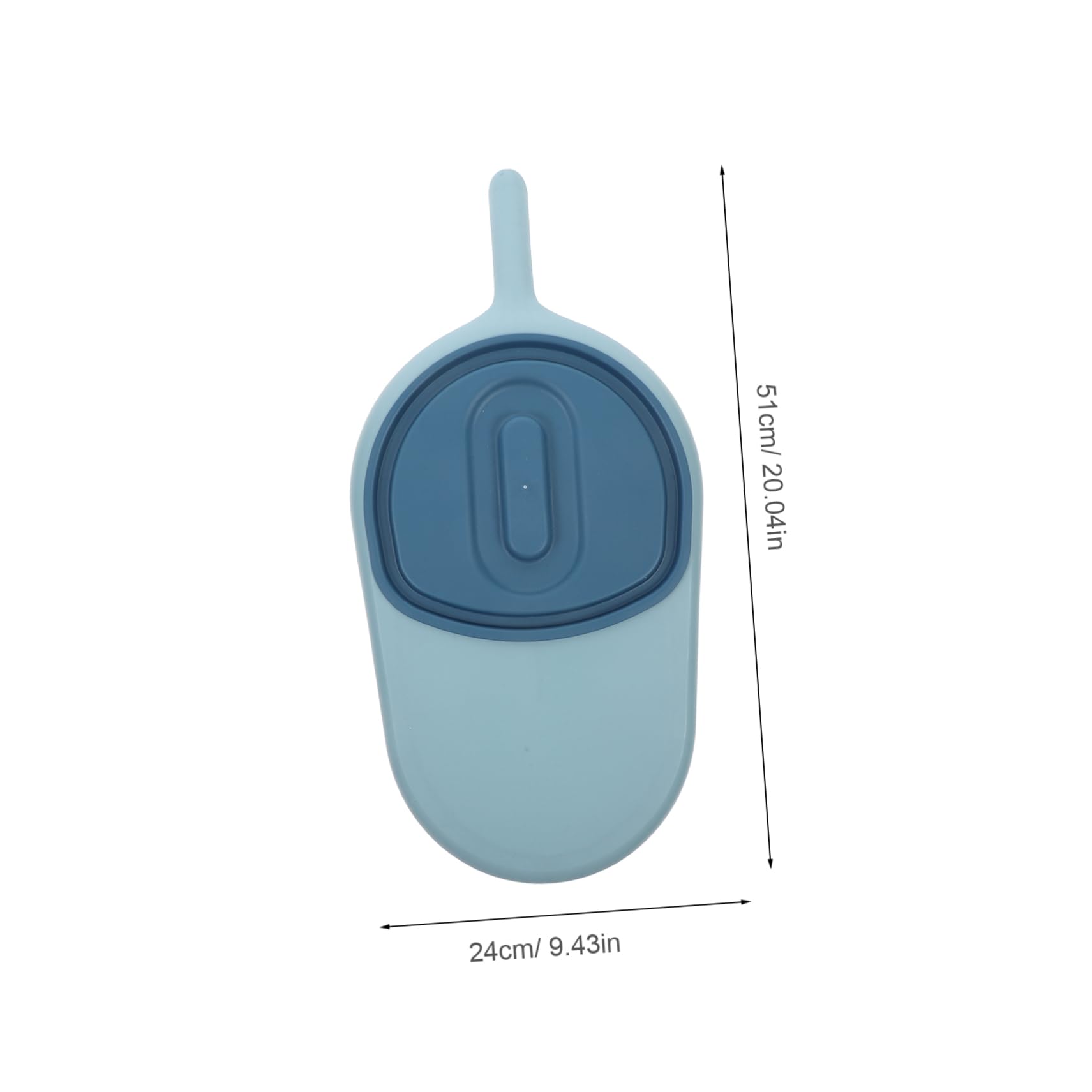 COLLBATH Padella per Anziani Allettati con Coperchio Antitrabocco Portatile in Pp per Donne e Uomini, Design Semplice e Moderno per Uso Ospedaliero e Domiciliare