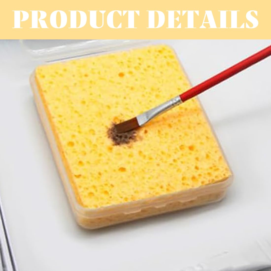 EPONGE - TAMPON A RECURER,--Éponges Synthétiques Rondes Pour Aquarelle