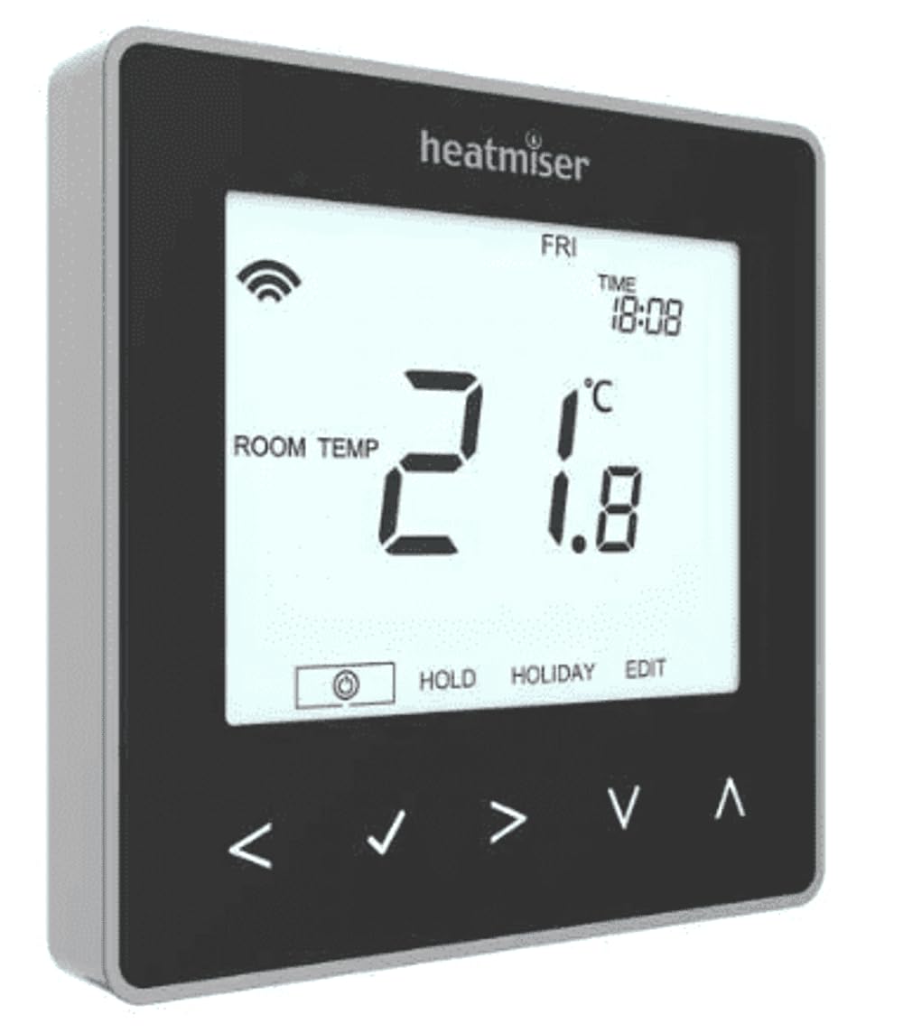 Heatmiser Black/White Neostat V2 Programmable Thermostat