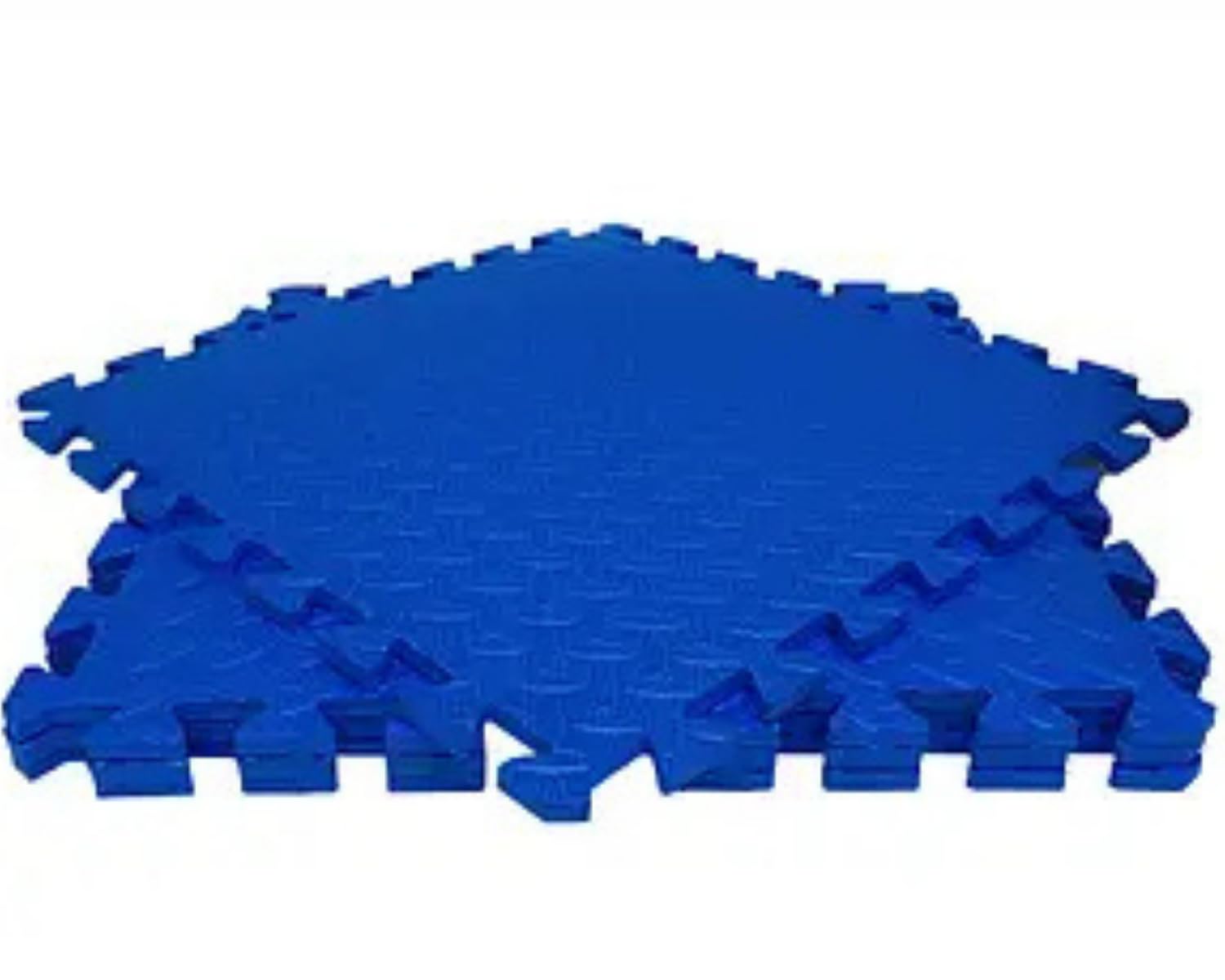 MaTvize Eva Gym Flooring Exercise Mats – (60x60cm) 1cm Thick, 4 Pcs Large Heavy Duty Interlocking, Non-Slip, Yoga Foam Floor Tiles Office, Home & Kids Play (Blue, 4 Tiles (16 Square Feet))