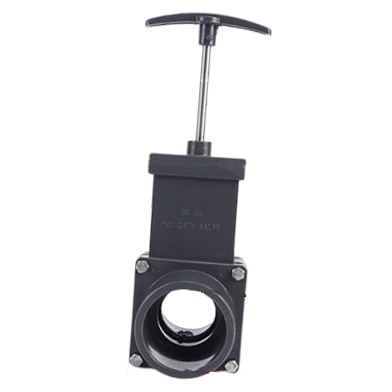 Válvula Deslizante de UPVC, Válvula de Cierre de Tuberías, Válvula de Drenaje Industrial, Accesorios de Montaje, Material para Aplicaciones T, Dn40