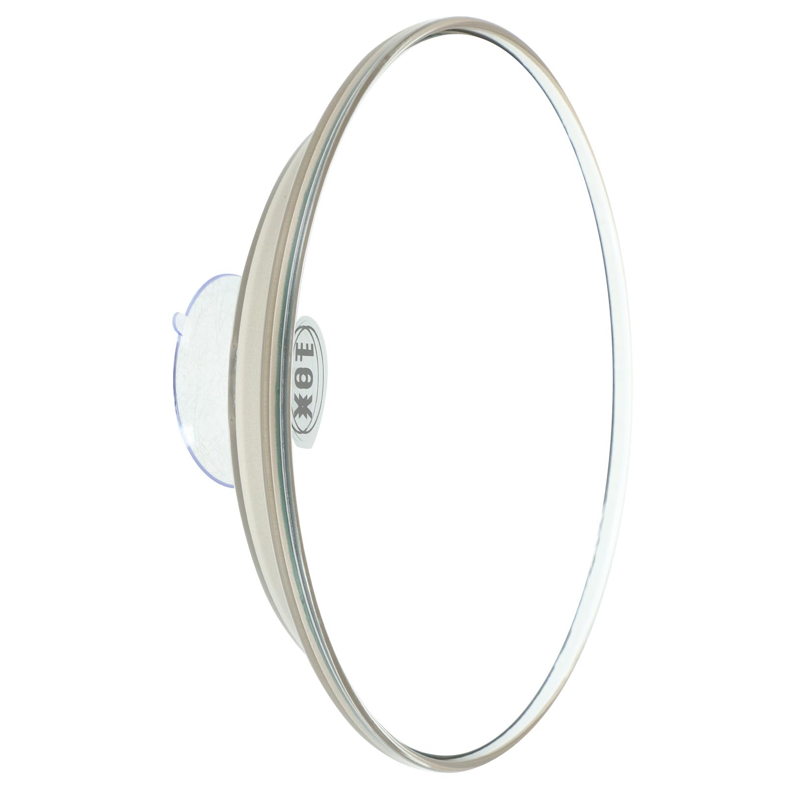 Miroir Grossissant 10X à Ventouse NUOBESTY Doré 150 MM pour Salle de Bain