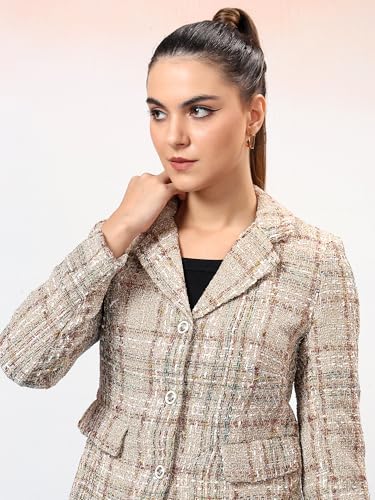 Image of KOTTY Bold & Beautiful Women's Solid Color Blazer - The Ultimate Style Statement