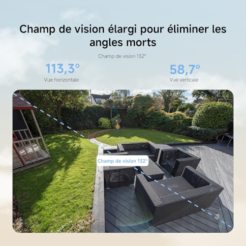 XIAOMI Caméra de Surveillance BW400 Pro Set - Extérieure - Wi-FI - Vision nocture