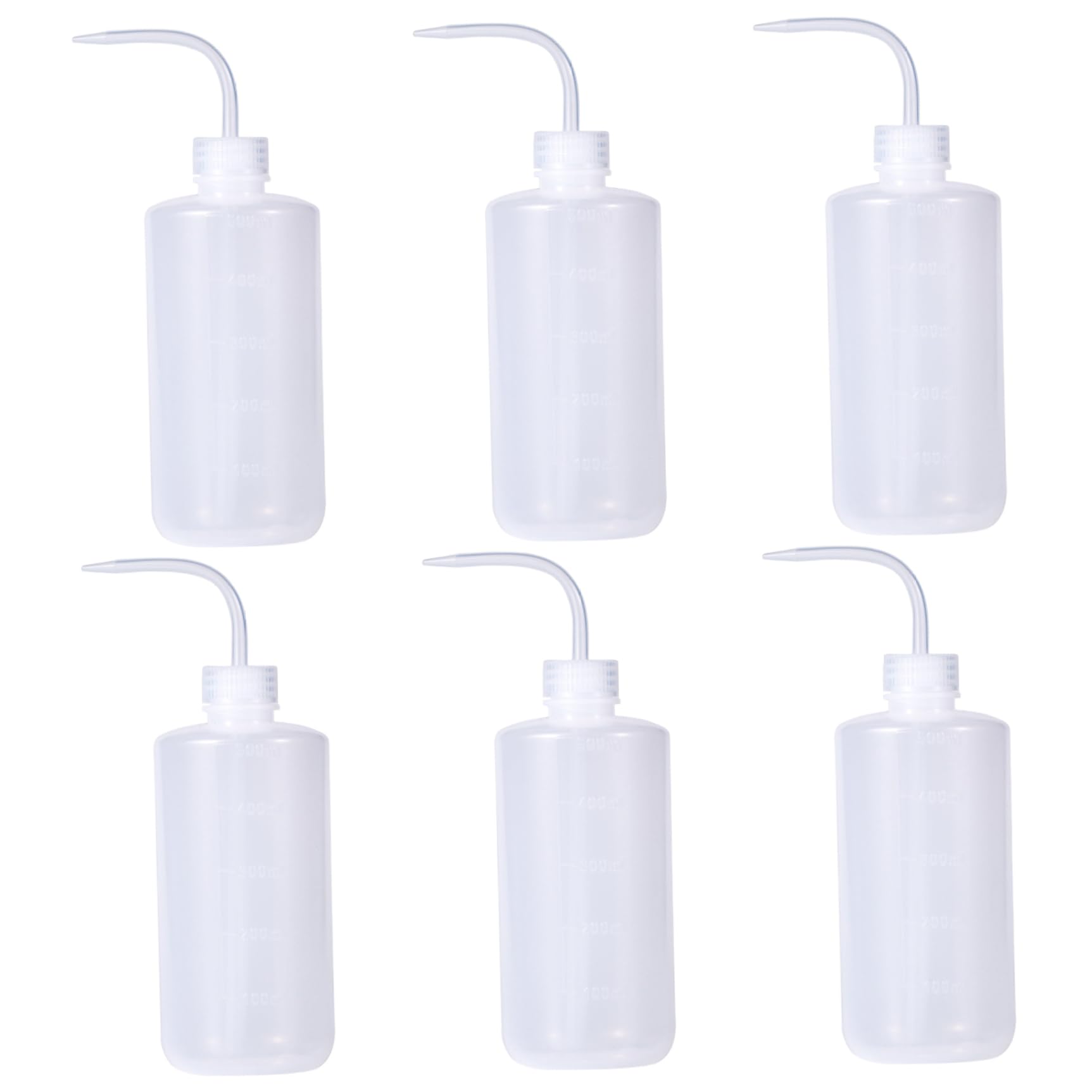 6 PCS Squeeze Bottles Plastic Squeeze Dispensers 500ml Squeeze Bottle with Measurements Squeezy Bottles with Nozzles Portable Squeeze Bottles for Liquids Medical Irrigation Squeeze Squeeze Bottles Squ