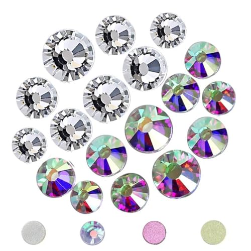 SS16 SS20 Non Hot Fix Rhinestones Flat Back Crystal Glass Stone Strass Glitters For 3D Nail Garment Wedding Shoes Bag Phone Case2
