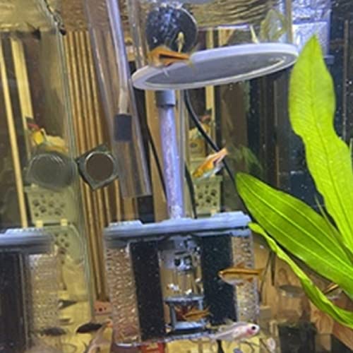 DERCLIVE 6-in-1 Zuurstofvis, tankfilter, multifunctioneel, onzuiverheidscollectie, waterstroom, verstelbare vistankbenodigdheden - Image 8