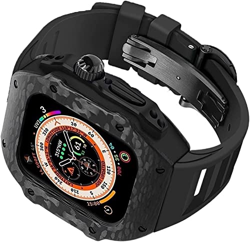 Kit bracelet montre carbone titane 49mm pour changer le boîtier de l'Apple Watch Ultra