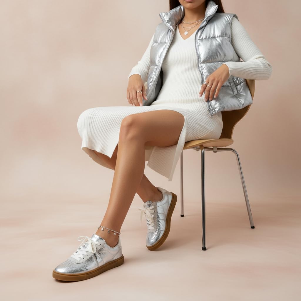 CUSHIONAIRE Balance Womens Sneakers, Casual Tennis Shoes for Women with Memory Foam and Slip Resistant Outsole - Image 2