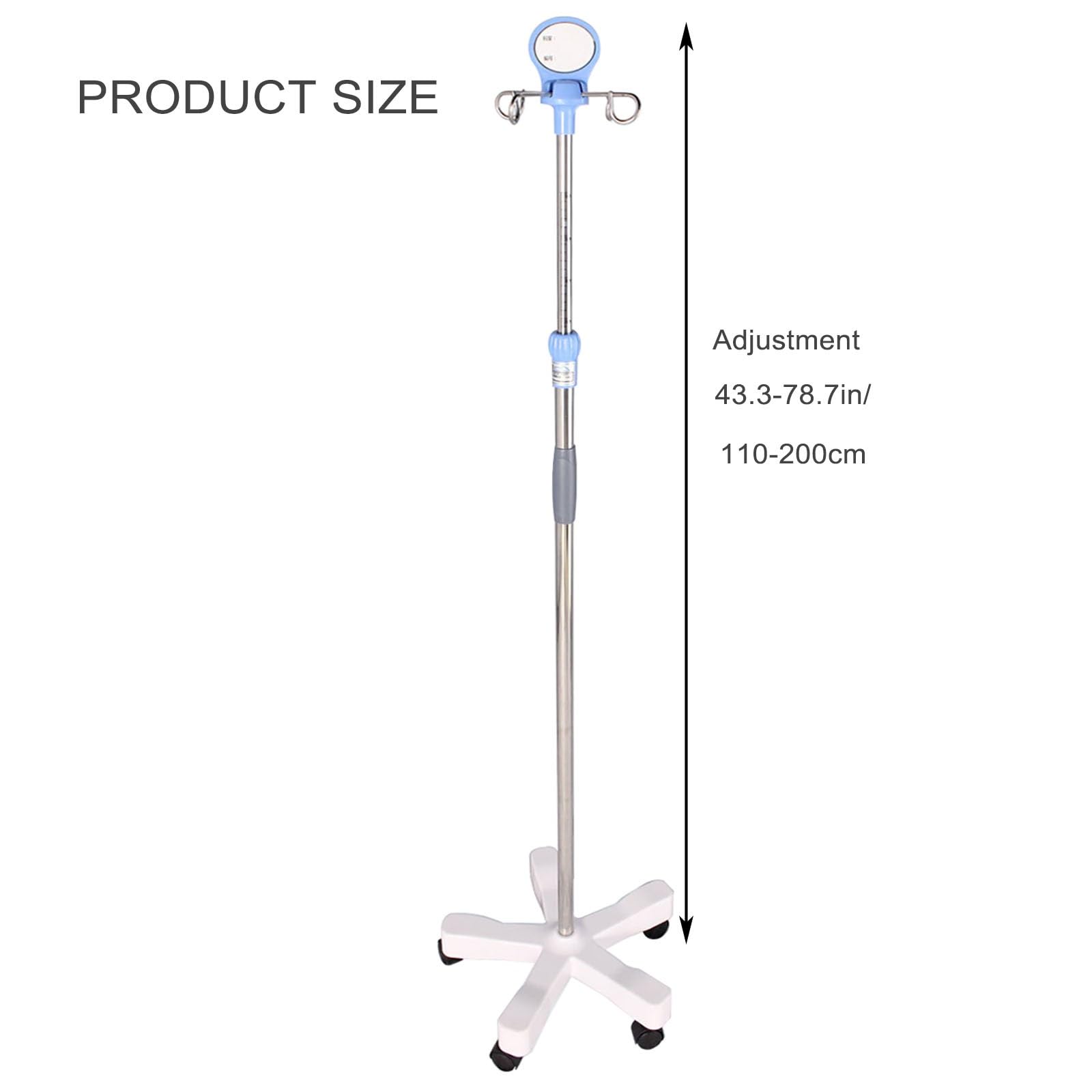 Amazon.co.jp: 折りたたみ式 点滴スタンド 高さ調節可能 輸液スタンド