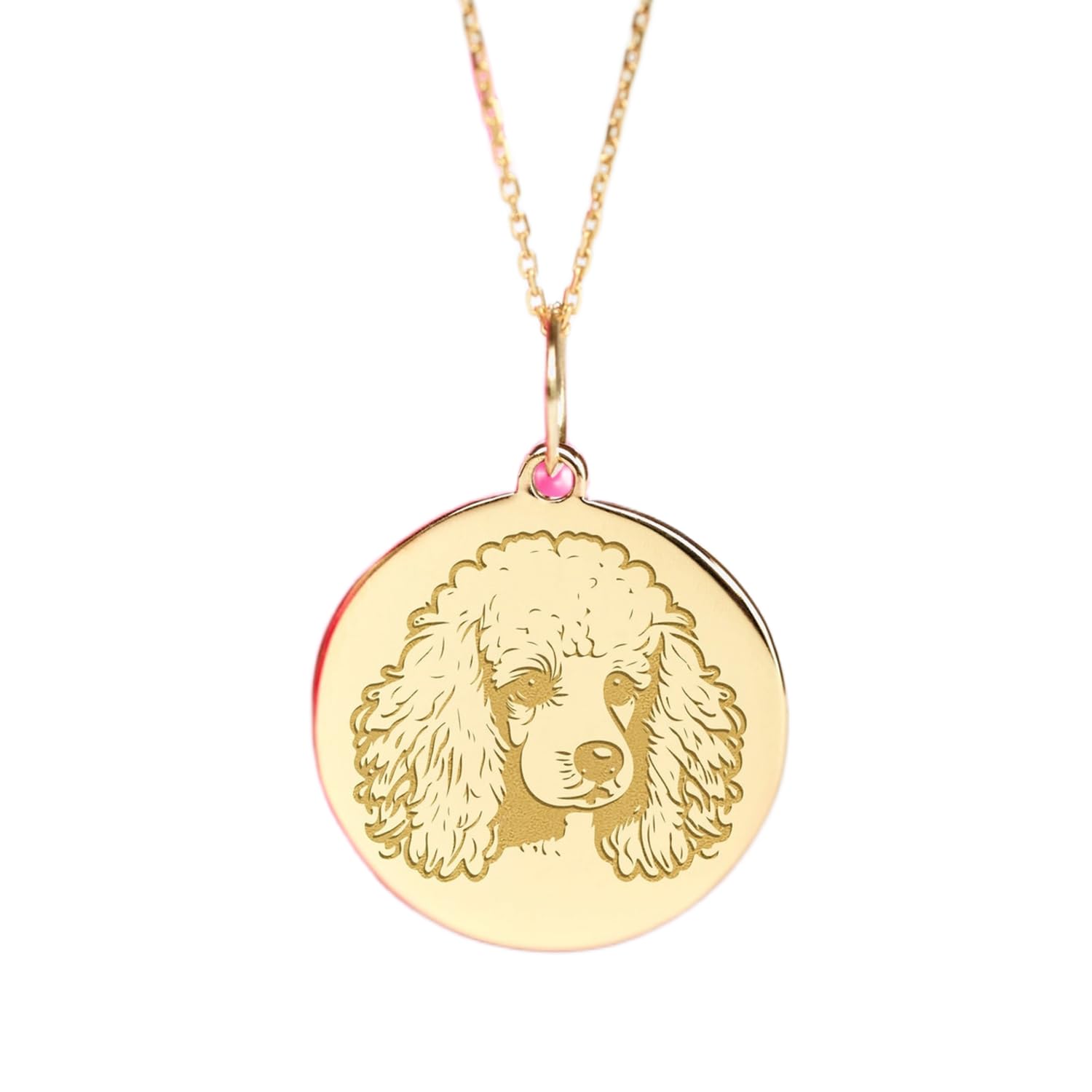 Collier caniche en argent 925 et finitions dorées d'exception - 6