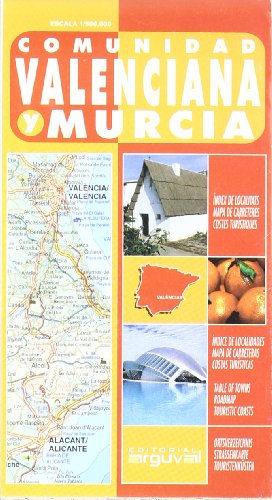 Mapa Comunidad Valenciana y Murcia