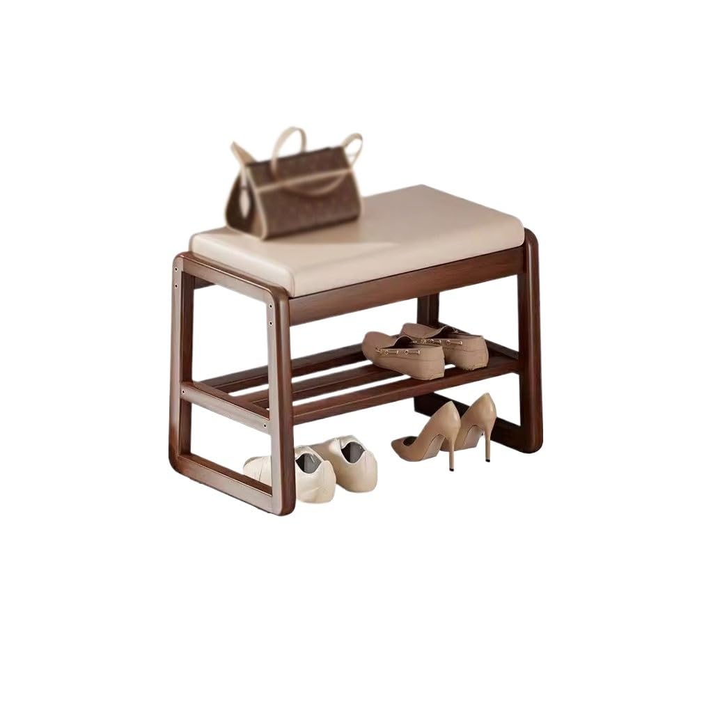 Aioneer Footstool For Front Door Entrance Solid Wood Shoe Changing Bench Household Door Bench Long Bench Shoe Cabinet Entrance Shoe Bench Seat Shoe Rack Outdoor Bench Shoe Bench