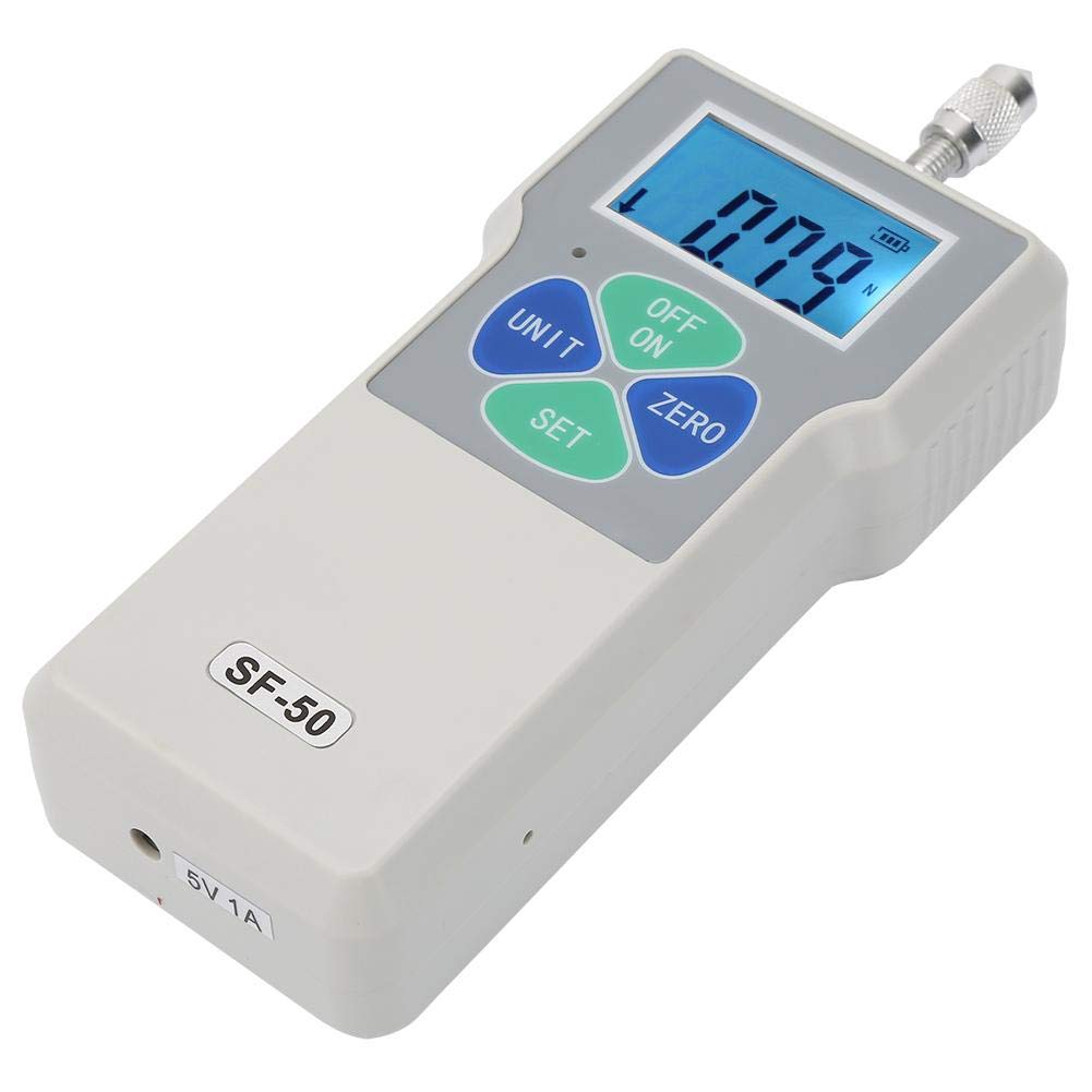 SF-50 Tester portatile push and pull, misuratore di digitale 50N 100-240V sensore ad alta sensibilità incorporato(EU Plug)