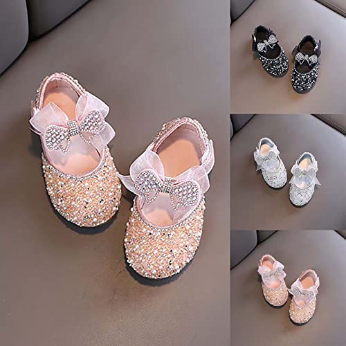 sfdgfhyf Toddler Girls Party Foot Warmer Summer Girls' Sandals Korean Edition Little Girls' Pearl Open Toed Princess2
